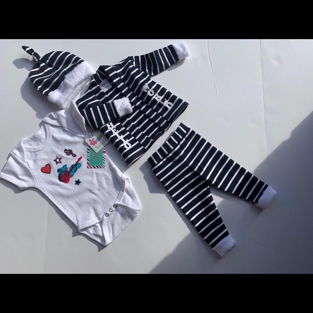 Newborn outfit, baby boy set